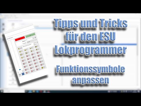 ESU Lokprogrammer tips and tricks, customize function symbols