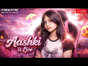 🔴FREE FIRE LIVE WITH AASHKI AND 1 VS 4 GUILD TEST😎 #classyff #fflive #nonstopgaming #girlgamer