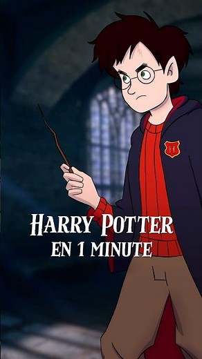 L’histoire de HARRY POTTER en 1 minute ⚡️ #potterhead #jkrowling #hbomax