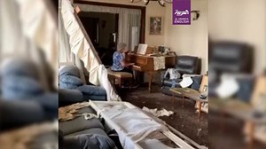 Watch: Beirut woman plays piano in damaged house after blast shatters city