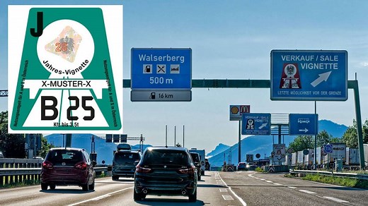 Autobahn-Vignette in Österreich: Deutliche Preiserhöhung ab 2025