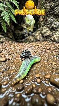 Glow Worm POV in Total Darkness 🐛 | Real Bioluminescent Cave Exploration (Micro Camera)
