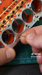 Mini V8 Engine Assembly in RC Car Project
