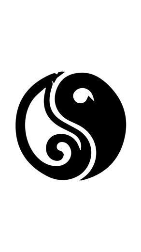 Yin Yang 2D Animation | Balance of Light & Dark 🌗 #shorts