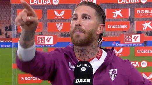 Ramos goes berserk at Sevilla fan as he stops live TV interview to launch rant