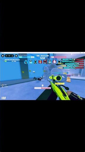 200 IQ Sniper Shot You Won't Believe! 🤯 #RobloxSniperArena #Roblox #SniperClips #GamingShorts