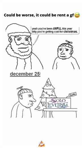 Getting Solo Leveling instead of coal isn't that bad actually