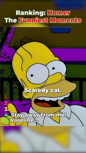 😂 Ranking: Homer’s Funniest Moments!
