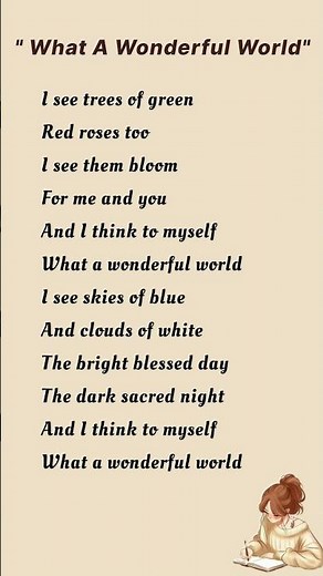 What A Wonderful World - Louis Armstrong