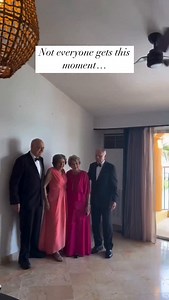 Four grandparents. One bride. Infinite love. 🖤 The reactions say it all… moments like this are once in a lifetime. 🎥 Credit: @sydneykitsonjones #WeddingDayFeels #GrandparentsAtWeddings #DoTellTheBride #FamilyFirst #WeddingMagic | Dotellthebride