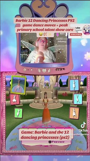 Barbie & the 12 dancing princesses ps2 game dance move = peak primary school talent show #ps2games