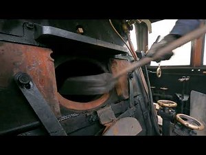 NYMR - Lighting a warming fire in 9F No. 92134