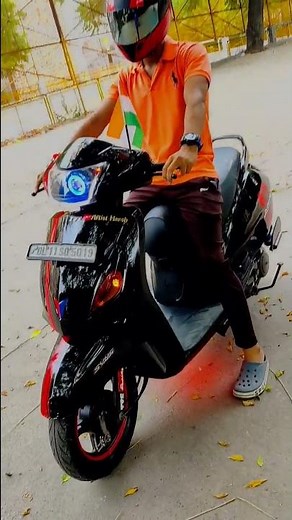 🖤 Black Beauty T.V.S Jupiter Scooty Modification 2022