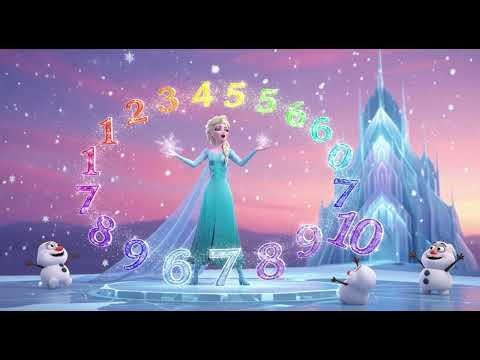 Elsa’s Magic Rainbow Numbers Song 🌈❄️🔢 | Fun Learning Song for Kids
