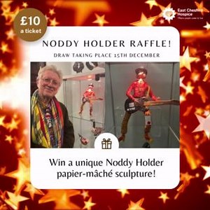 🌟 Noddy Holder Sculpture Raffle 🌟 Win a Unique Noddy Holder Sculpture and Support East Cheshire Hospice! 💛 👉 Enter now: https://www.eastcheshirehospice.org.uk/campaign/noddy-holder-sculpture Take part in our special online raffle to win a truly one-of-a-kind prize – a stunning papier-mâché sculpture of the legendary Noddy Holder, created by the talented artist Patty Callaghan. The exclusive artwork has been commissioned by Noddy himself, with his wife Suzan, and is currently in production. ✨