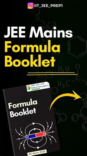 IIT JEE Preparation on Instagram: "Score 60+ Marks in JEE Physics With These Chapters Only - Comment ‘Formula’ to Get Formula Booklet PDF! . . . #IITJEE #JEEMain #JEEMains #IITJEEPreparation #JEEPreparation #JEEMains2026 #IITJEEPhysics #JEEMainsPhysics"