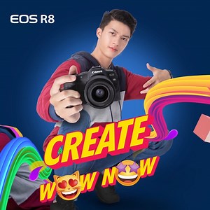 Wow Now with EOS R8! Groove into the fun with the lightest EOS full-frame mirrorless camera. Bring it with you everywhere you go and capture the greatest shots & videos with it! Learn more: https://snapshot.canon-asia.com/eos-r8 #canon #camera #eosr #r8 #fullframe #mirrorless #videography #photography #4K60p #createwownow #TeamCanonPH | Canon Philippines