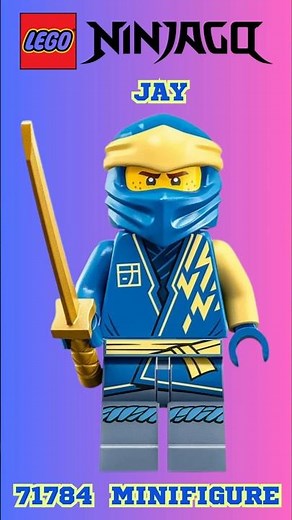 JAY - LEGO NINJAGO 71784 MINIFIGURE