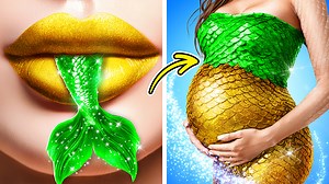 Pregnant mermaid unbelievable hacks! 🧜‍♀️ amazing underwater tricks | La La Life