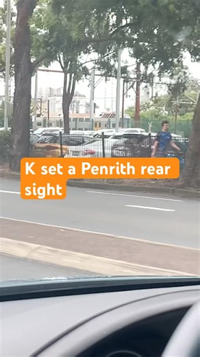 K set train at Penrith rear sight