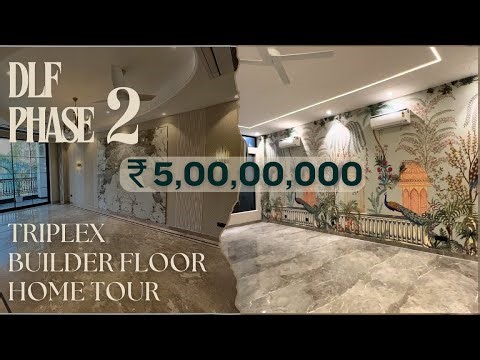 4 BHK | 250 SQ.YDS | LUXURY TRIPLEX BUILDER FLOOR | DLF PHASE 2 | GURGAON | HOME TOUR