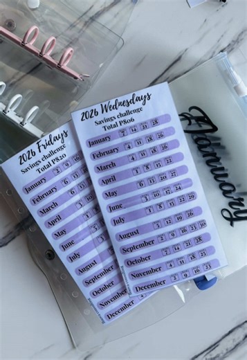 2026 Wednesday & Friday savings challenge 🥳 🤑250 - Unlabeled Wallets 🤑280 - Labeled Wallets ☎️76461877 📍Gaborone #cashstuffingenvelopes #2026savingschallenge