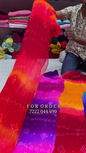 Jaipur Rai Bandhej Saree Wholesale Rate 😍 Latest Bandhani Collection 2026