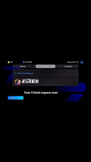 How to send friend request in efootball🔥😱 #efootball #fypシ #shortvideos#viralvideos #friendrequest