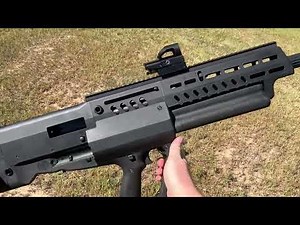 Tavor TS12 shotgun POV firing