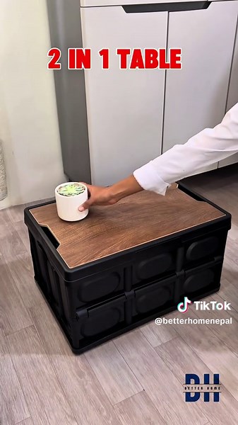 "Smart Living Made Easy! This 2-in-1 table transforms from a compact s...