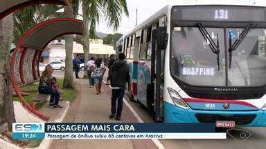 Passagem de ônibus sobe R$ 0,65 em Aracruz