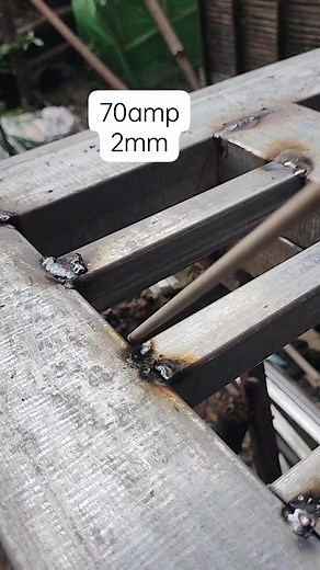 2mm tubular 70amp #ampere #tubular #2mm #welder #welding Ernesto Perez | Robert Jay Perez