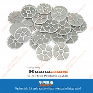 [Hot Item] 20-300 Micron 304 Stainless Steel Rimmed Fine Mesh Screen Filter Disc Stainless Steel Strainer