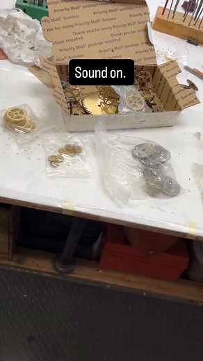 1.2K views · 90 reactions | Here I am me talking about the salvaged things I use in my work. Gears - because I don’t want to take the time to make them. (I tried at one time.) And wood - because it’s already beautifully distressed and comes with lots of character. Again, this is a time saving idea, since I always antique everything you see. #automata #automaton #kineticart | Tom Haney's Artwork | Facebook