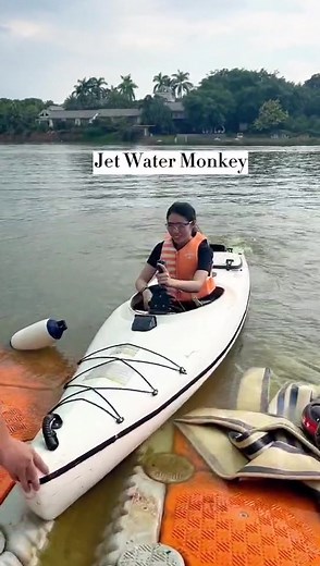 So fun jet water monkey #jet #jetski #jetskivideos #jetboat #jetboating #boat #boating #boatlife #ship #water #watersport #watersports #sport #fun #funvideo #foryou #foryoupage #fyp #beauty #good #watertoys