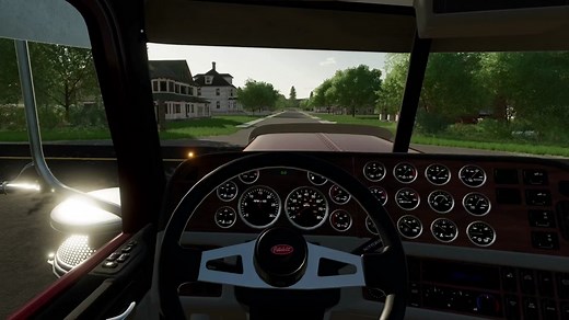 Heavy Hauling with Peterbilt in Farming Simulator 22