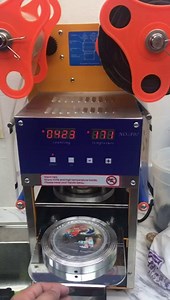 Cup Sealing Machine For Bubble Tea Automatic Plastic Cup Sealer 400-600Cups/hr Electric 400w (Automatic)