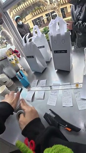 🎯Spotless setup happy customers, coffee shop made $405 this evening❤️DearPOV