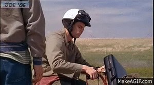 dumb & dumber - mini bike on Make a GIF