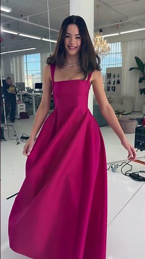 Graceful and Chic in a Pink Maxi Dress