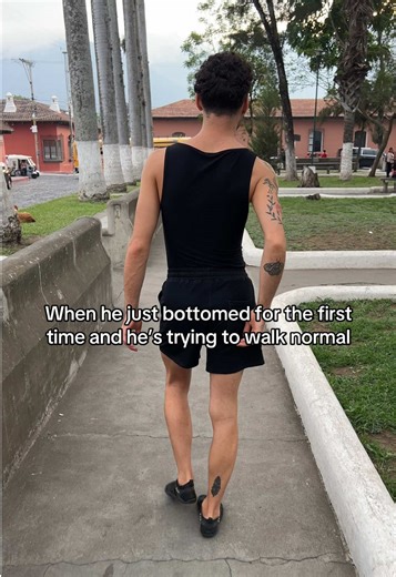 Every bottom understands the dreaded walk home after catching for the first time in the 🔙🚪 #bottomingtips #bottoming101