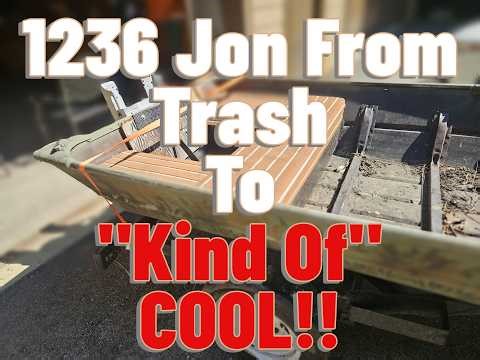 Float Pods, Paint, And Framing on the 1236 Jon Boat