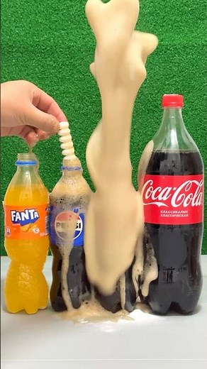 Mentos + Soda = What Happens? Mentos vs Coca-Cola and Pepsi