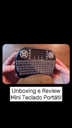 Unboxing e Review Mini Teclado Portátil #review #tech #unboxing #keyborad #shorts #setup #tips