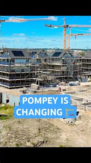 Portsmouth is changing FAST! 🏗️ Watch this insane drone transformation. #Pompey #dronevideo