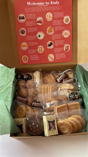 Italian Cookie Gift Box – A Taste of Italy for Coffee, Tea, or Just Because - Etsy