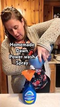 Let's make some homemade dawn power wash spray #DawnPowerWashSpray #Frugal #homemade