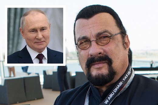 Steven Seagal Says He’s ‘1 Million Percent Russian’ After Award From Putin