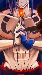 1.2M views · 23K reactions | I painted Sukuna + The Goat Himself  | SMArtProjects | Facebook