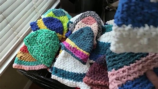 Man who makes hats for cancer patients becomes a patient